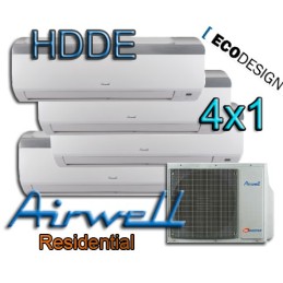 4X1 AIRWELL multisplit HZDE-9-9-9-12-430-H11 2200+2200+2200+3000 frigorias
