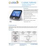 C-LOGIC 7100-AQ Analizador de dióxido de carbono, temperatura y humedad