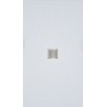 Plato de ducha de mármol Stillö Mármol Compacto Serie Central 90x70cm blanco