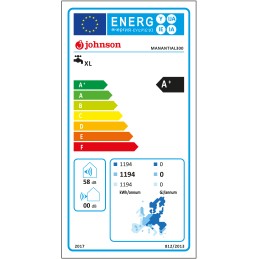 Etiqueta energética Johnson MANANTIAL300